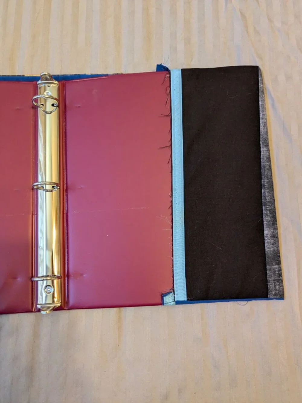 Hand made Quilted Cover and 3-Ring Binder